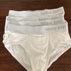 4 PAIR TOMMY JOHN COOL COTTON MEN'S BRIEFS  SIZE M/M